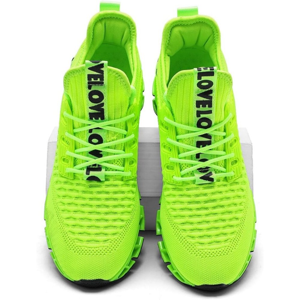 Women's Light Green Running Walking Blade Sport  Tennis Athletic Sneakers Shoes - Picture 7 of 7
